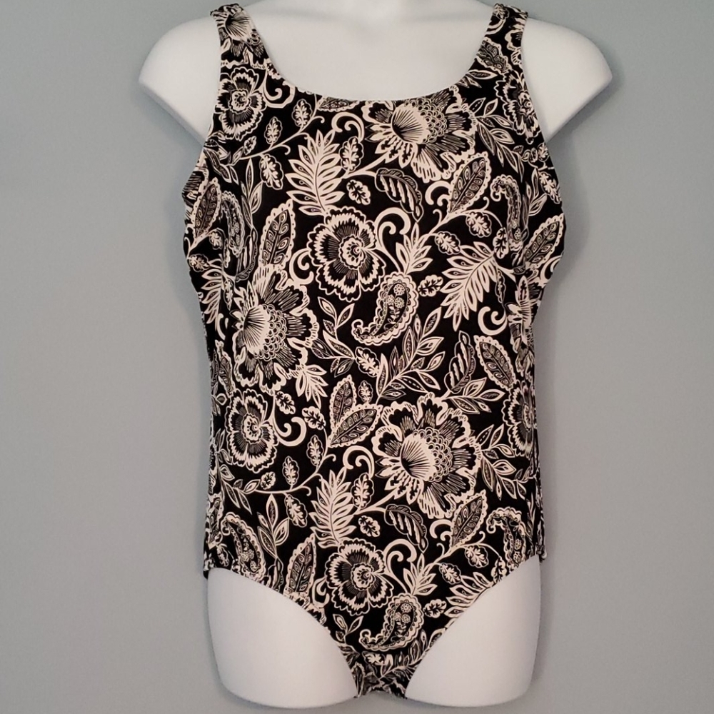 Black and White Swimsuit